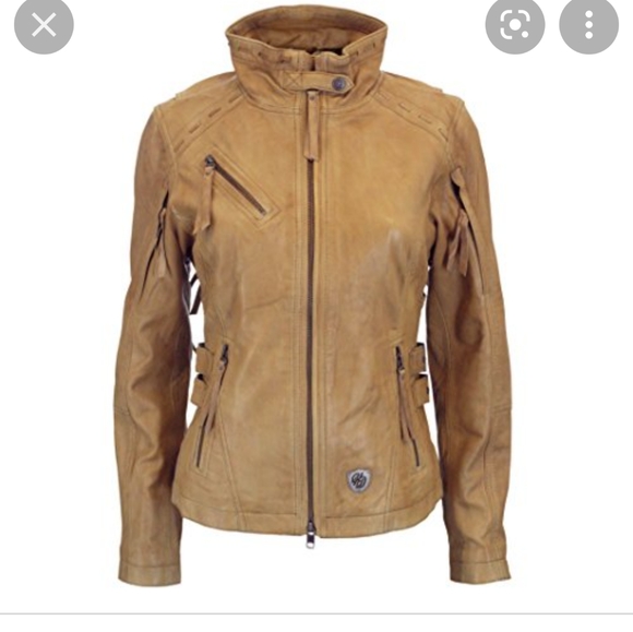 Harley-Davidson Jackets & Blazers - H-D Calamity Fringe Leather Jacket & Gloves